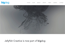 Tablet Screenshot of jellyfishcreative.co.uk